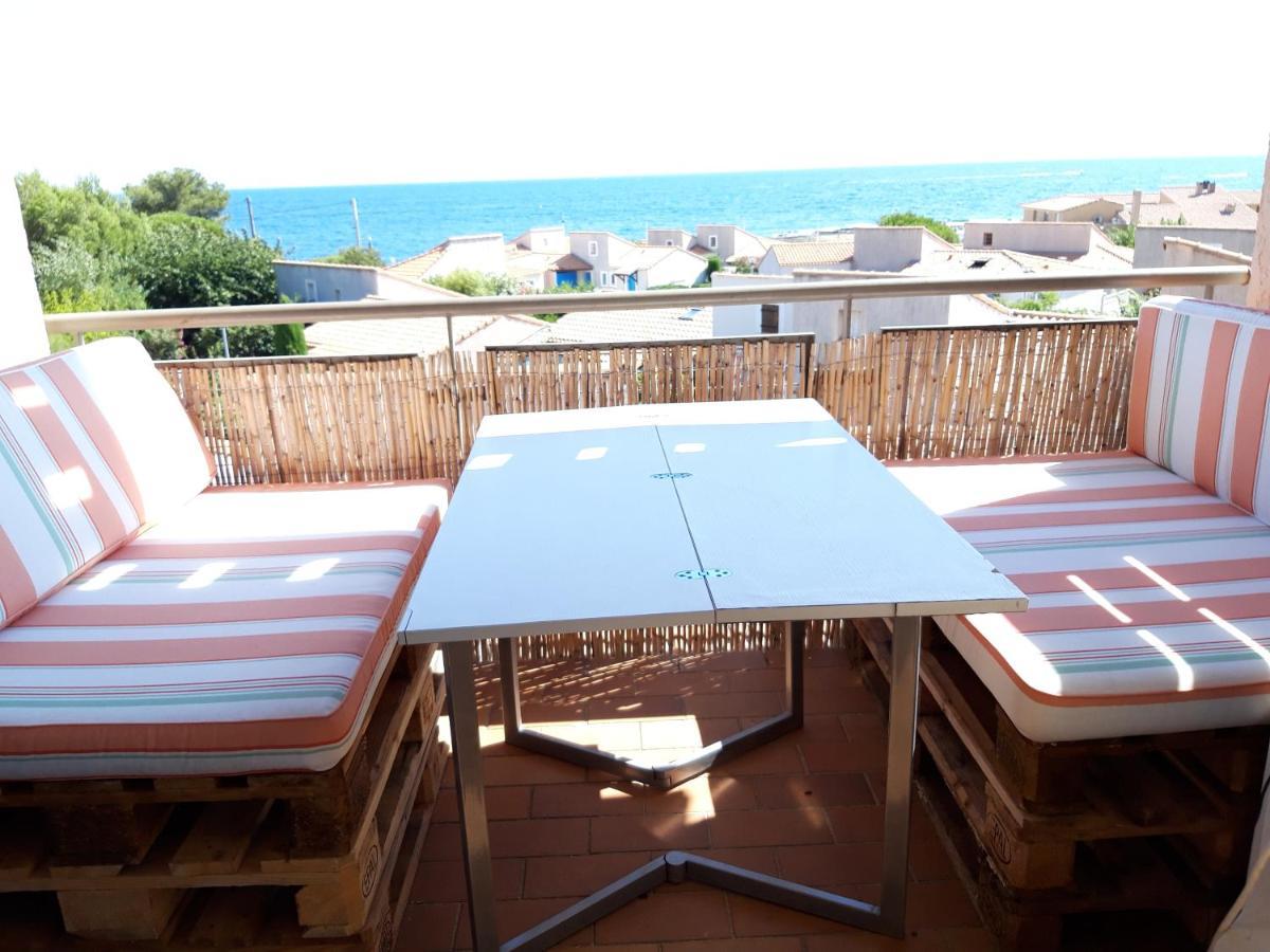 SAUSSET appartement balcon très belle vue mer Esterno foto